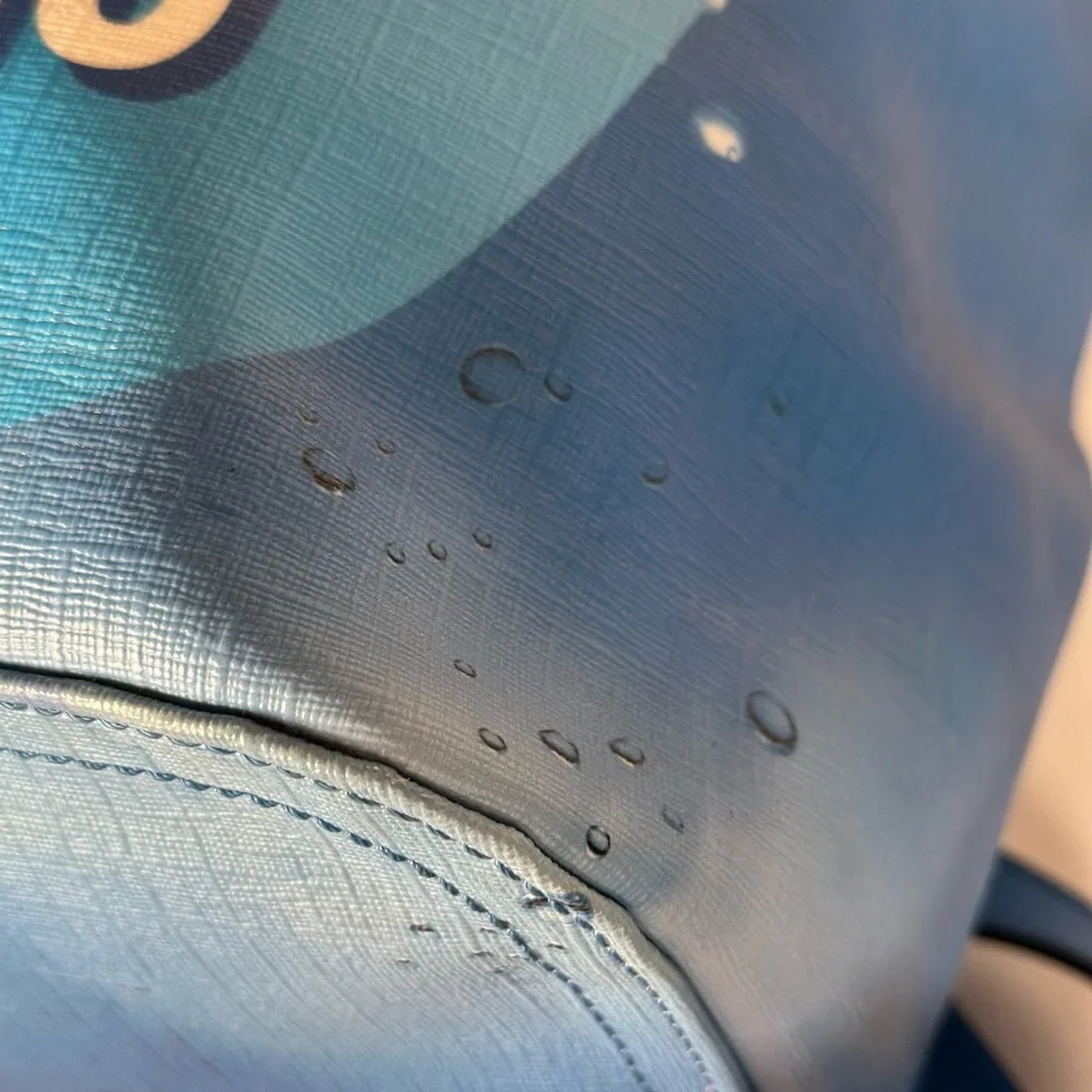 Authentic Moschino Blue Graphic 
